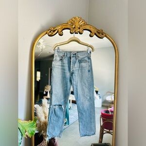 Agolde Riley cropped straight jeans size 28